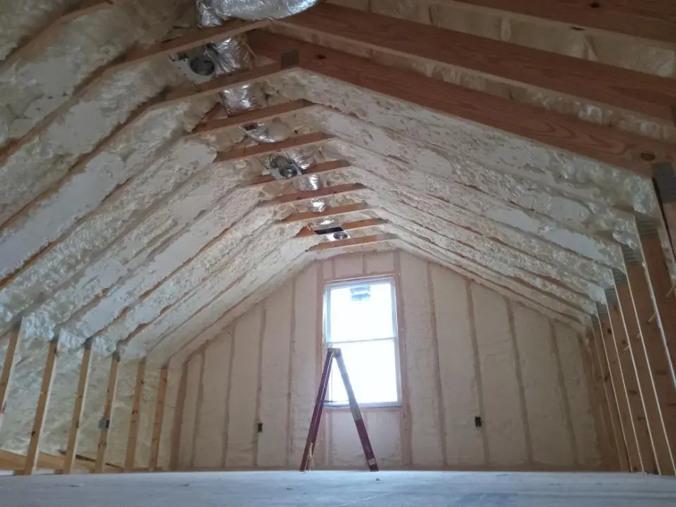 Spray foam roofing application for Crawl Space Insulation project in Shawangunk